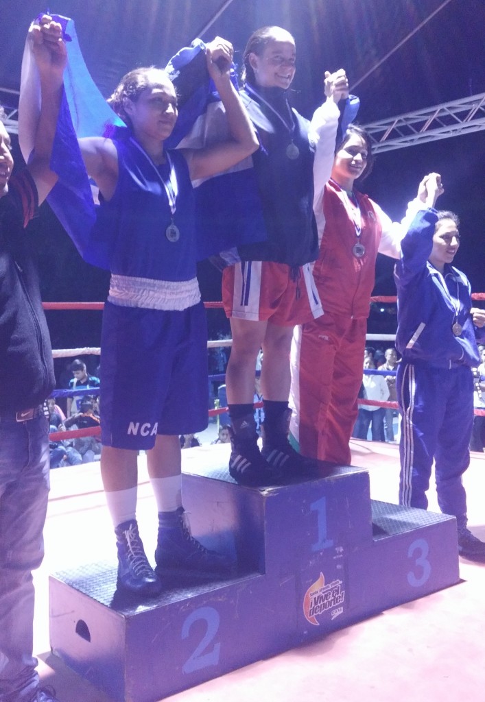 Angela Miranda se trajo el Oro de Guatemala en el boxeo. Foto AM