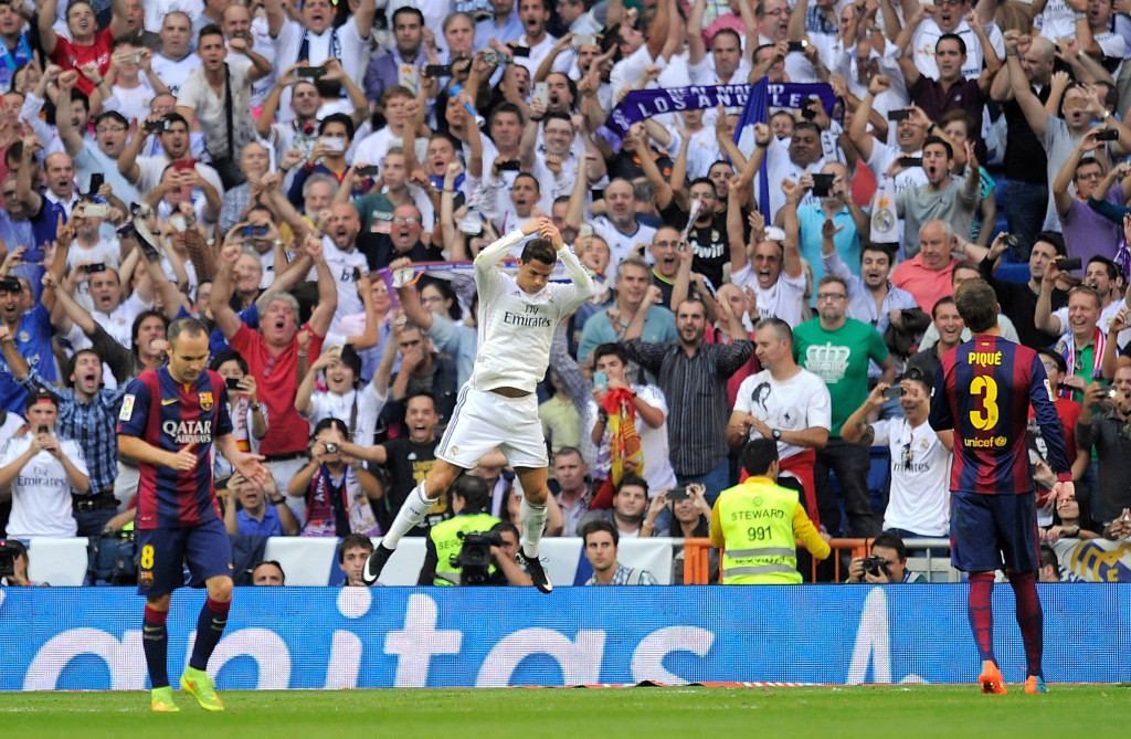 Cristiano Ronaldo del Real Madrid CF es garantia en el ataque merengue.Foto Getty Images/Denis Doyle