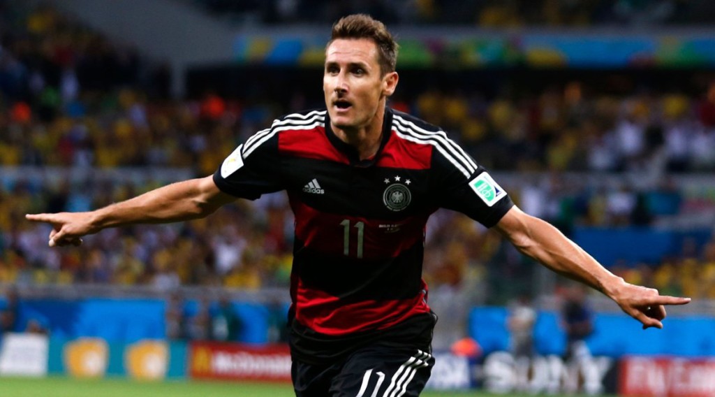 "Miro" Klose, la estrella del fútbol alemán pero de origen polaco. Campeón de la ultima Copa de Mundo en Brasil 2014