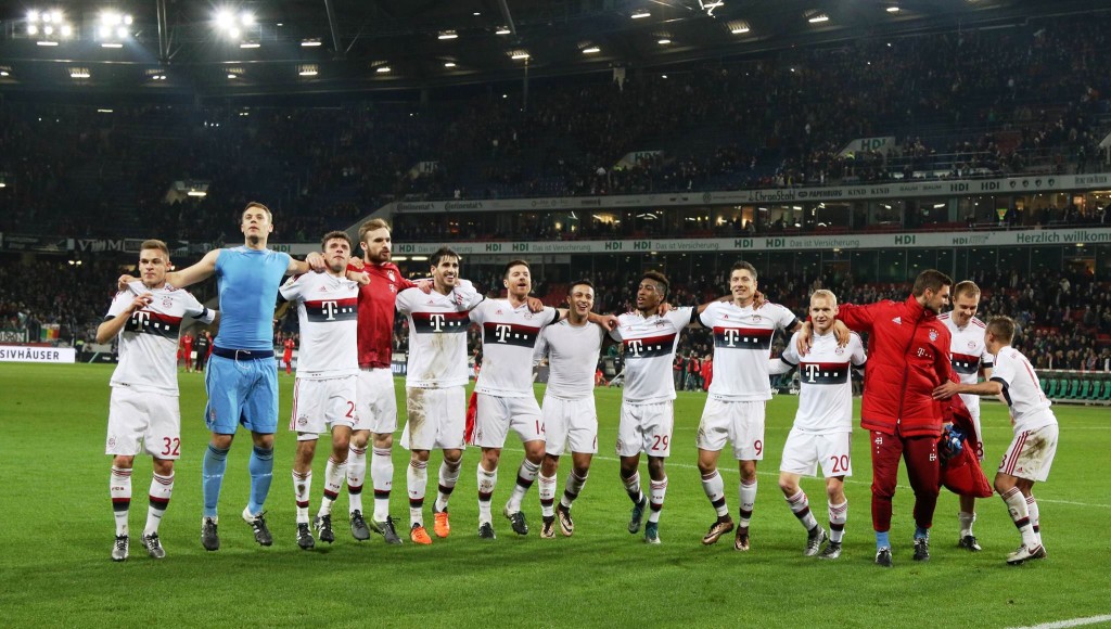 El club bávaro cerró con un gran triunfo de visita ante el Hannover. Foto FCB