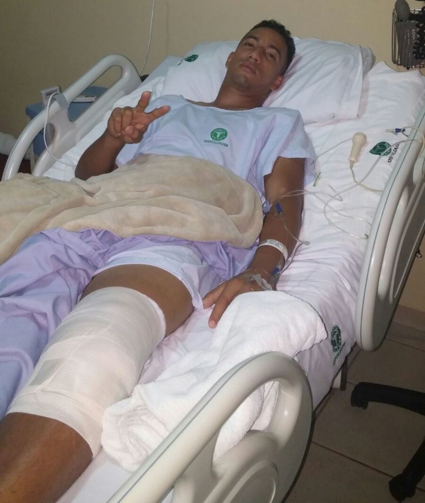 Daniel Tejeda salió bien de la cirugía realizada por Oscar Benítez. Foto HSI/Azaria Alcerro