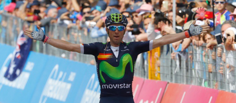 Valverde gana etapa del Giro sin conseguir quitar el liderato a Kruijswijk
