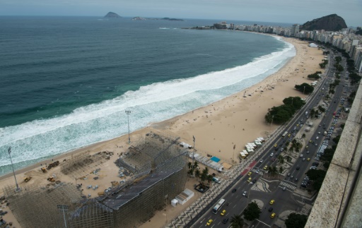 Paralizan construcción de cancha de vóley playa para Rio-2016