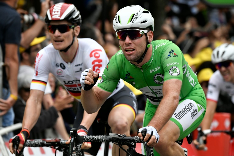 Cavendish gana la tercera etapa del Tour de Francia y Sagan sigue líder