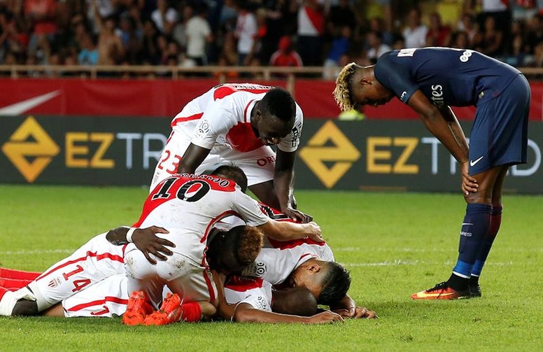 El Mónaco le pegó el primer el primer revolcón al PSG en la Ligue 1