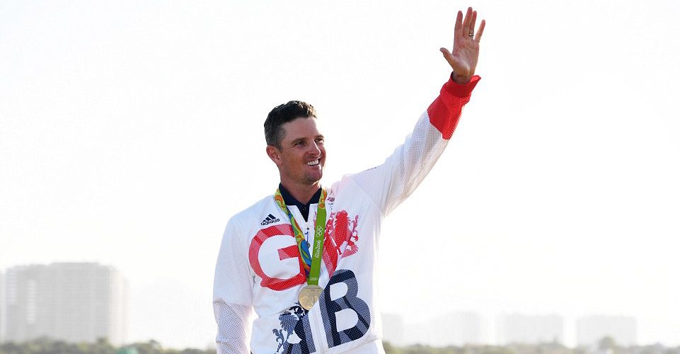 Inglés Justin Rose gana medalla de oro en la vuelta del golf en Rio 2016