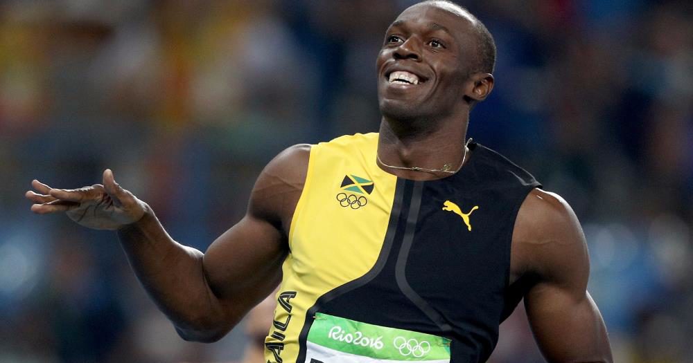 Usain Bolt voló hasta la foto del final para ganar el oro en los 100 metros