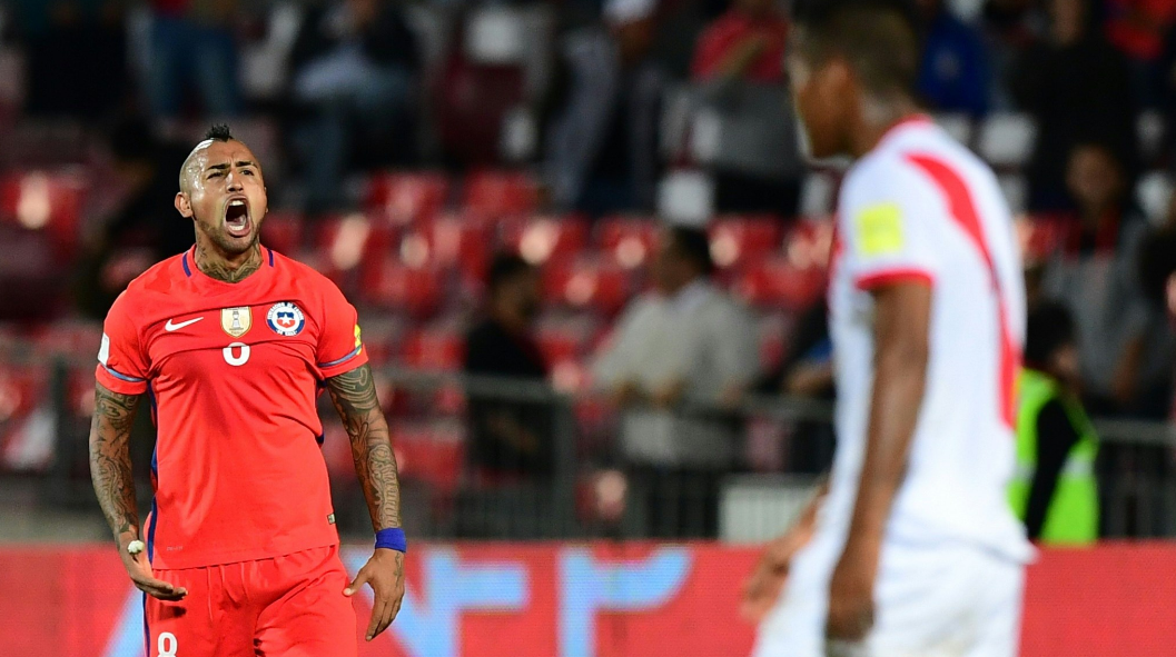 Arturo Vidal mantiene a Chile vivo después de vencer a Perú En Santiago