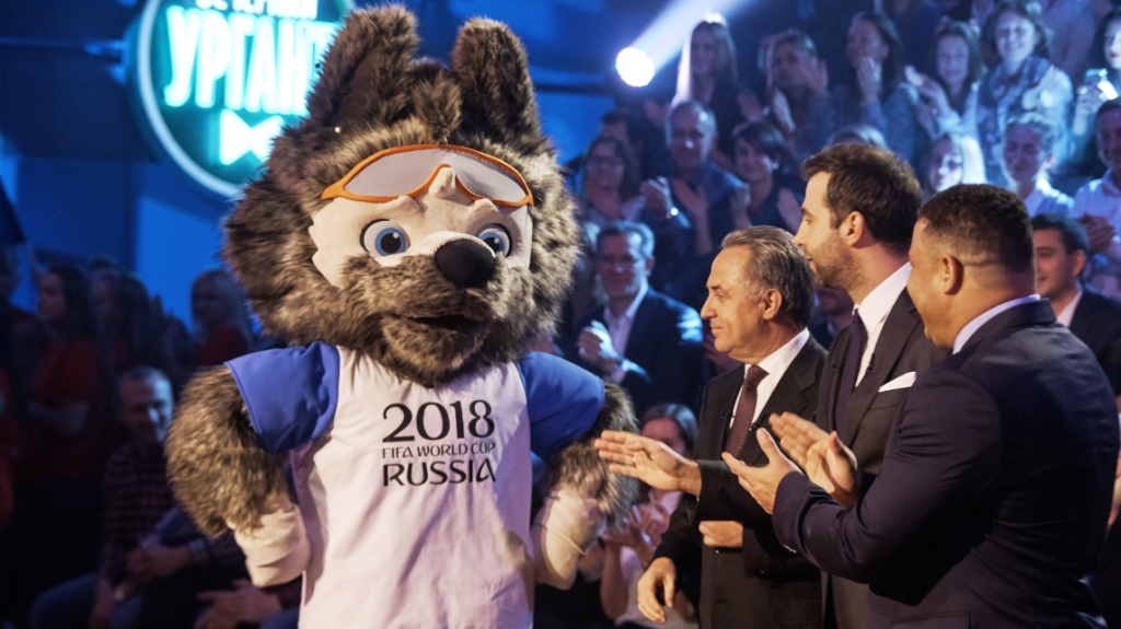 Rusia 2018 ya tiene su lobo de mascota. Foto FIFA
