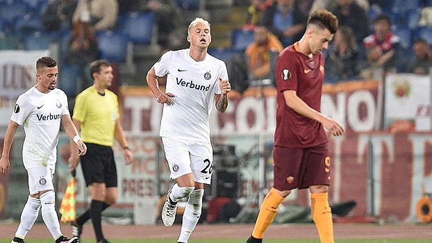 La Roma se deja empatar un 3-1 del Austria de Viena en Europa League