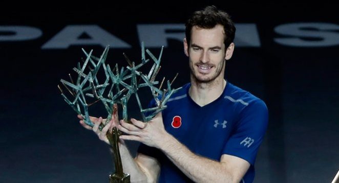 Murray celebra ser # 1 ganando el Masters 1000 de París-Bercy