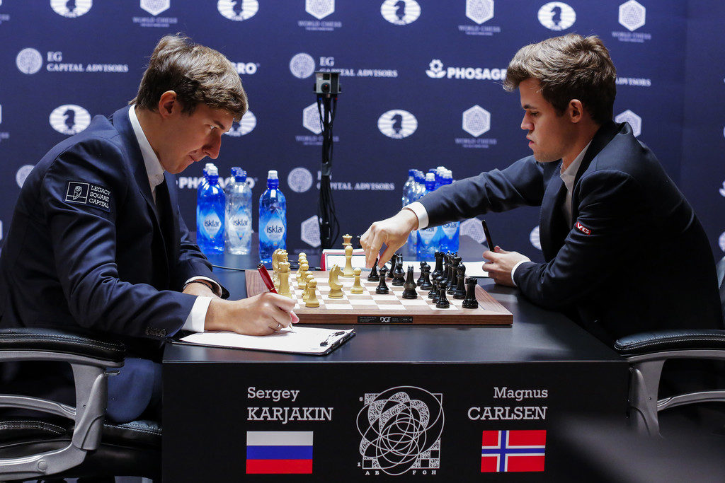 Campeonato mundial de ajedrez. Foto Getty