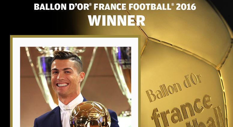 No hubo sorpresas en el Balón de Oro 2016: Cristiano Ronaldo vuelve a la cima
