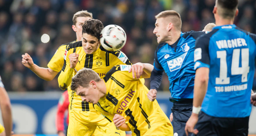 Frenético empate entre el Dortmund y los aún invictos TSG Hoffenheim
