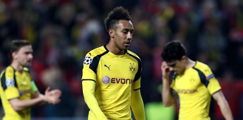 En una noche fatal de Aubameyang, Dortmund cae frente al Benfica por la mínima