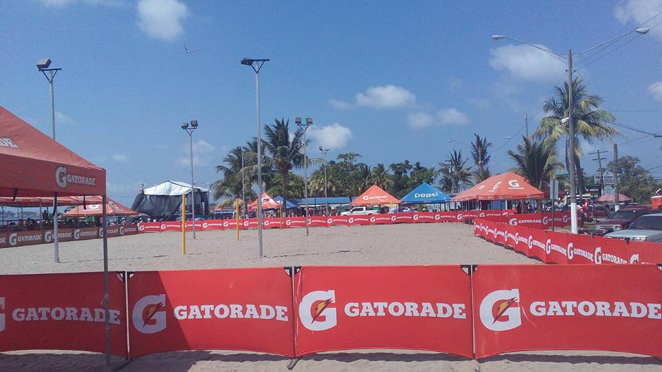 Playas y canchas listas para el inicio de la Copa Gatorade 2017 en Puerto Cortés