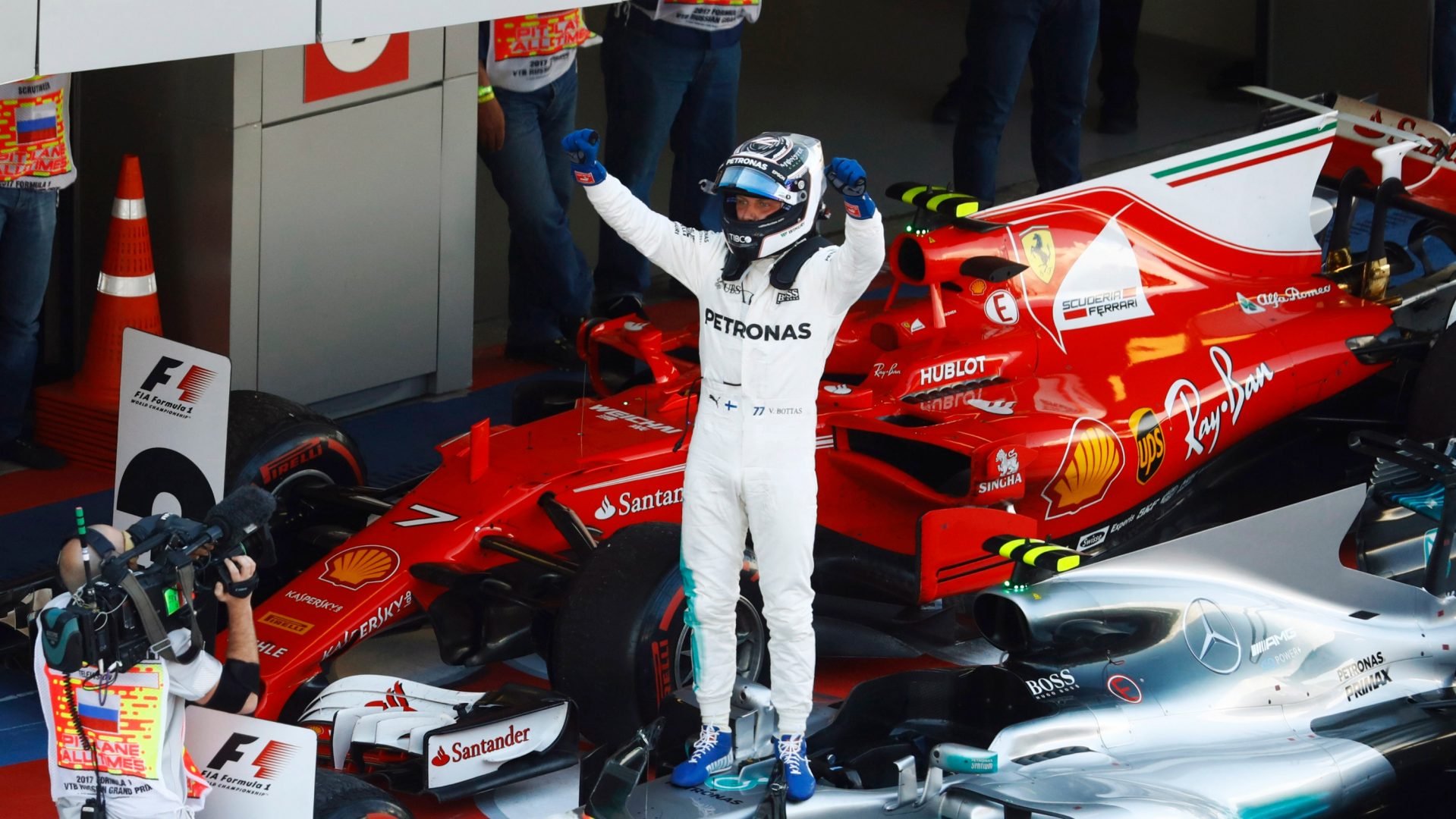 Bottas muestra que también sabe ganar y le rompe a Vettel hegemonía en GP de Rusia