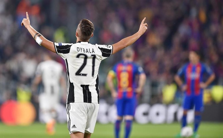 Paulo Dybala y la Juventus con todo para dejar en el camino al Barcelona en el Camp Nou