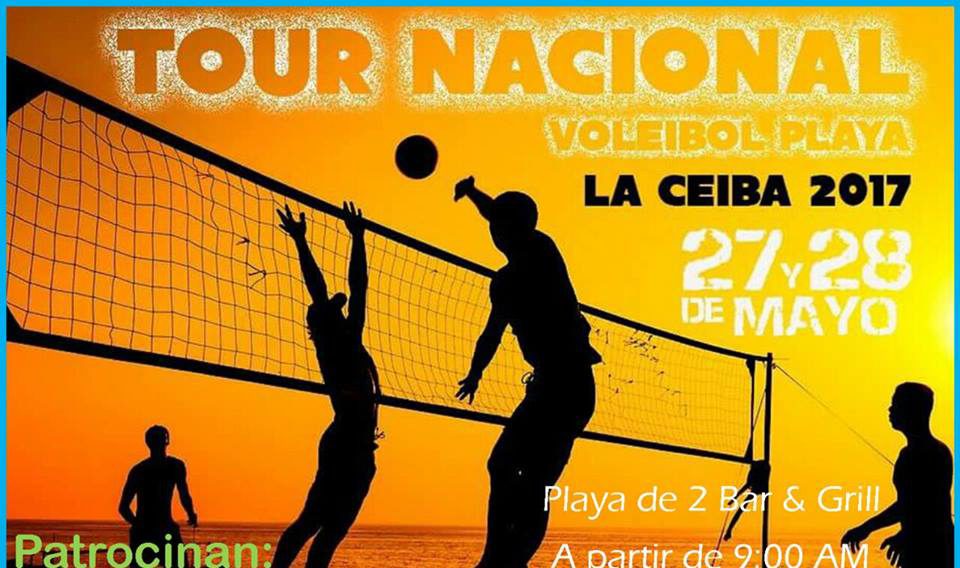 Hoy inicia la segunda parada del Tour Nacional de Voleibol de Playa en La Ceiba