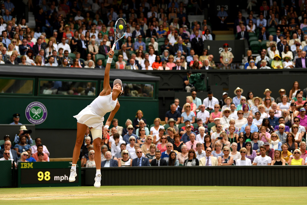 Garbiñe Muguruza se apunta en la final de Wimbledon