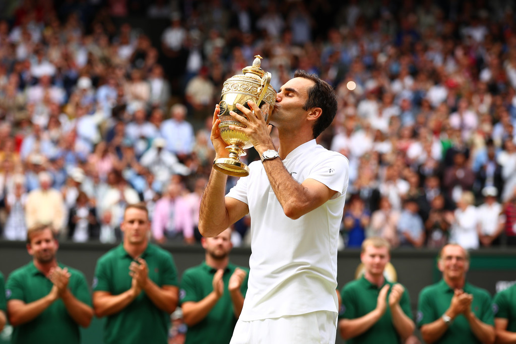 Su majestad, Roger Federer, rey de Wimbledon por octava vez
