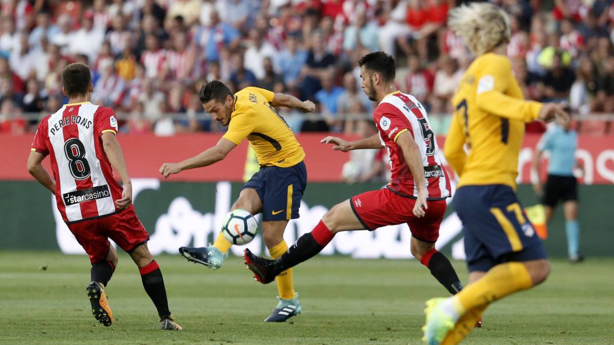 Atlético se lleva enorme susto con el Girona y empata en su debut