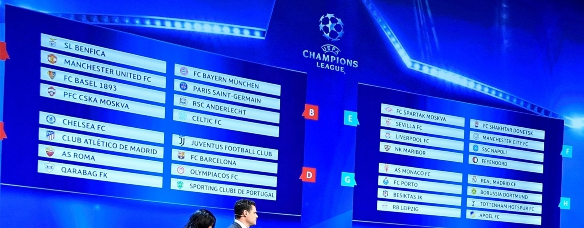 Listos los Grupos de la UEFA Champions League 2017/2018