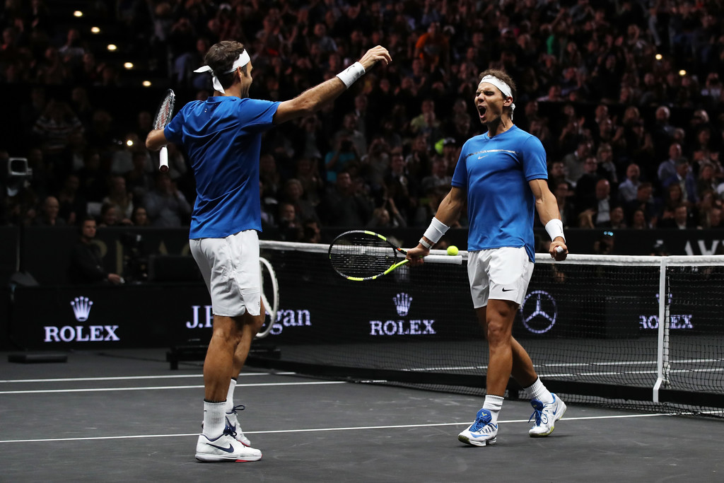 Laver Cup junta a Rafael Nadal y Roger Federer en dúo espectacular