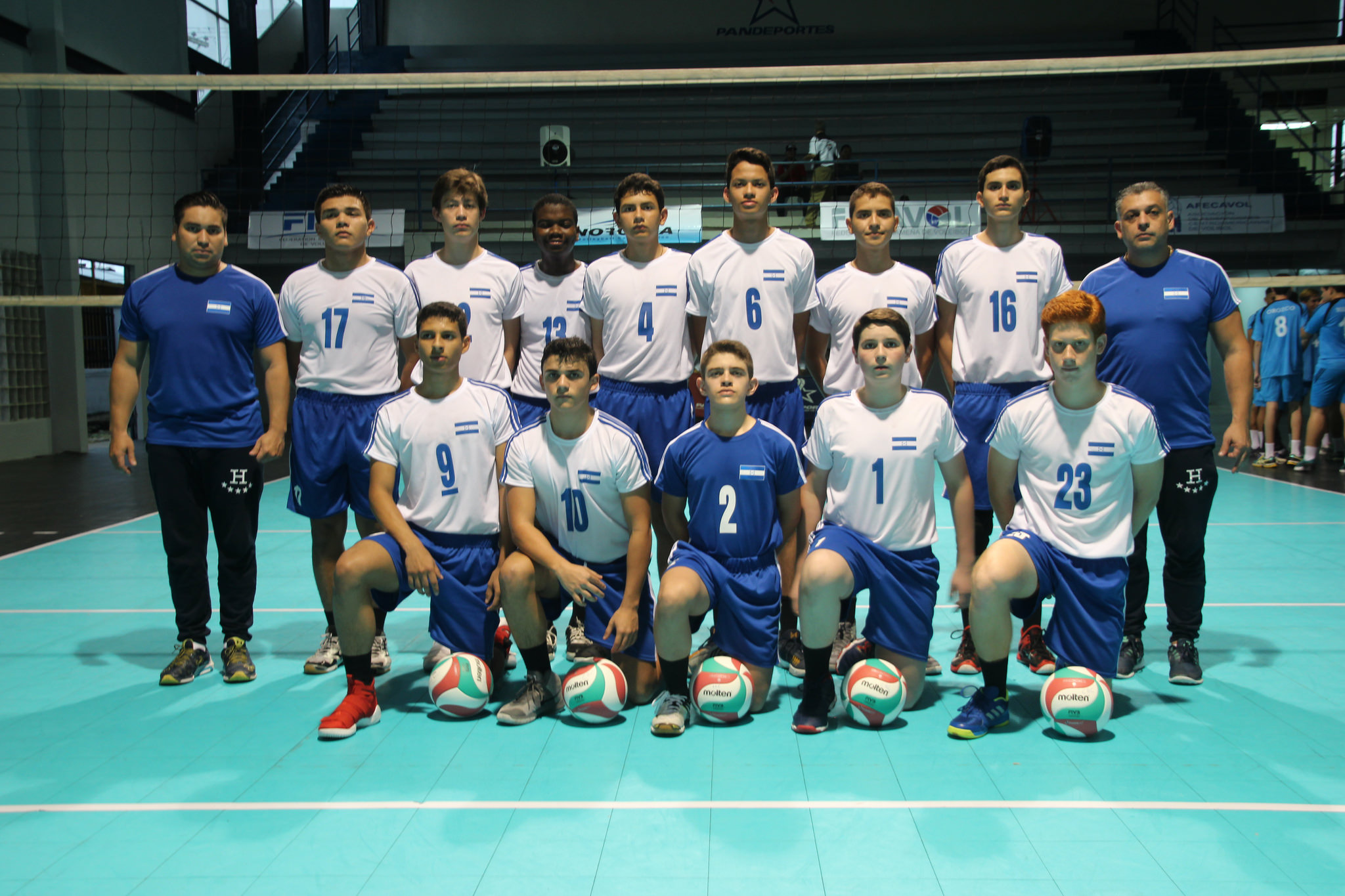 Honduras inicia con buen pie el Sub19 de voleibol masculino de Afecavol