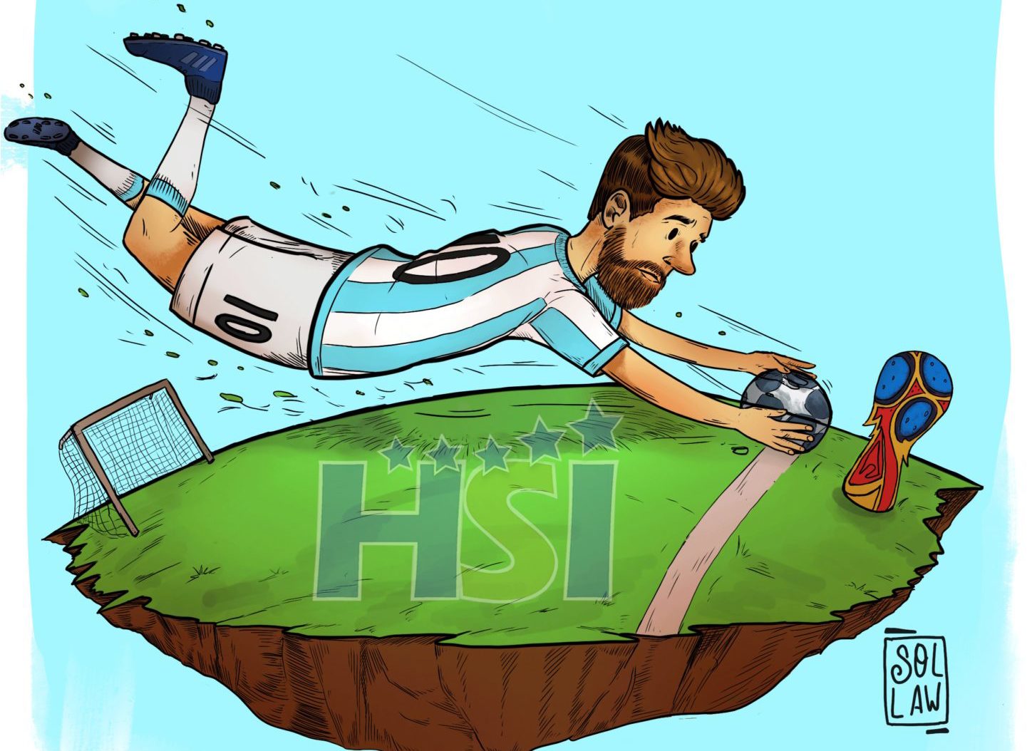 Triplete de Lionel Messi mete a Argentina en el mundial
