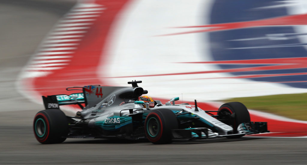 Huele a "tetra": Hamilton domina los primeros ensayos del GP en Austin