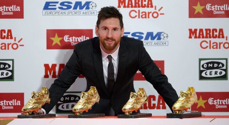 Lionel Messi, Tetra Bota de Oro de Europa