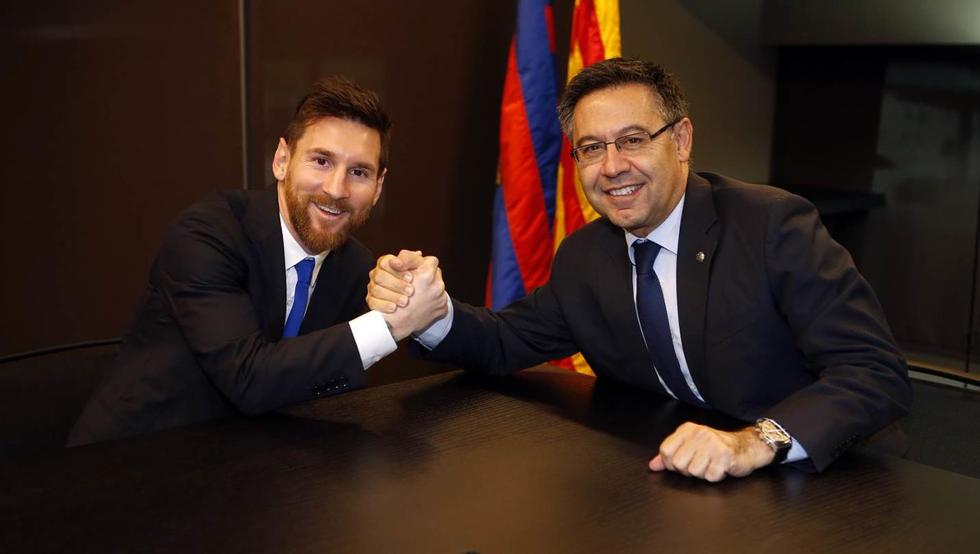 Lionel Messi acabó con el suspenso firmando su renovación