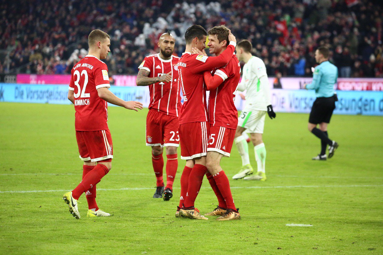 Bayern se impone a un rebelde Werder y es más líder de Alemania