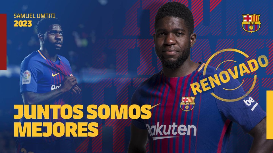 Oficial: Samuel Umtiti acuerda renovación con el FC Barcelona