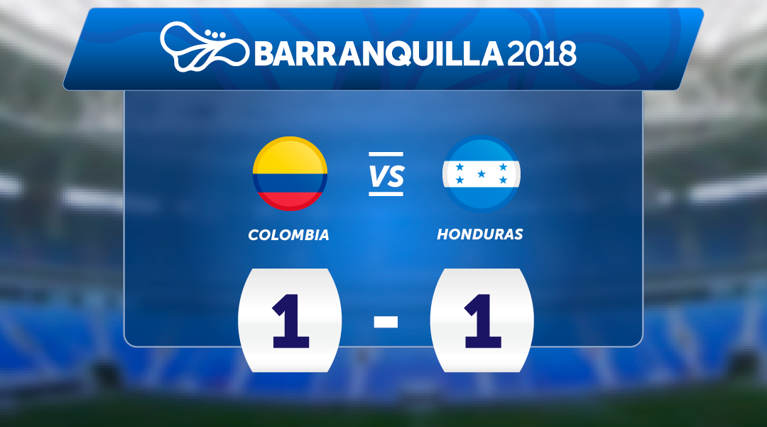 Honduras se mantiene líder al empatar con el local Colombia