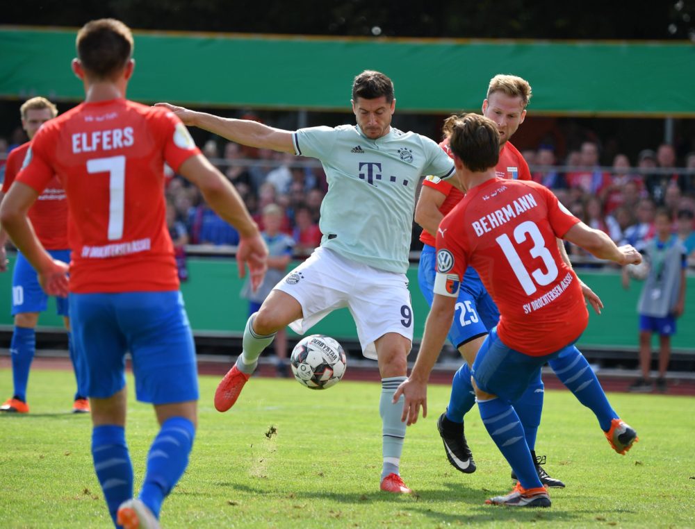 Lewandowski salva al Bayern de un problema mayor ante el Drochtersen