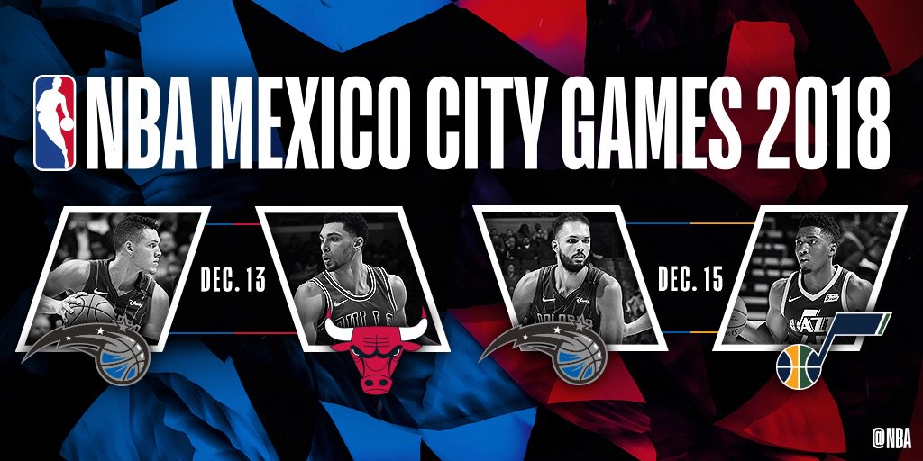 México alojará a los Bulls y al Jazz en juegos de la NBA