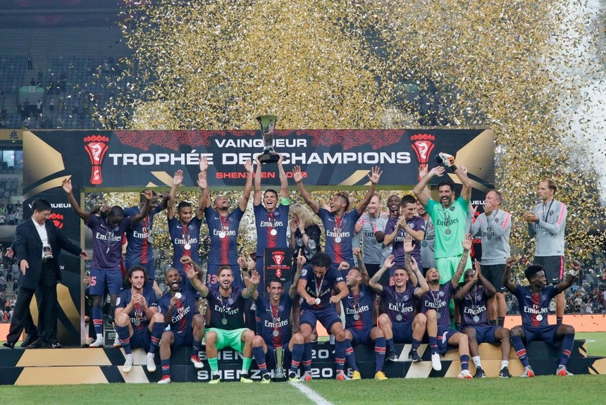 PSG golea al AS Mónaco y se queda con la Supercopa de Francia