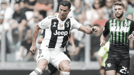 Cristiano Ronaldo es actualmente el goleador de la Serie A. Foto Getty