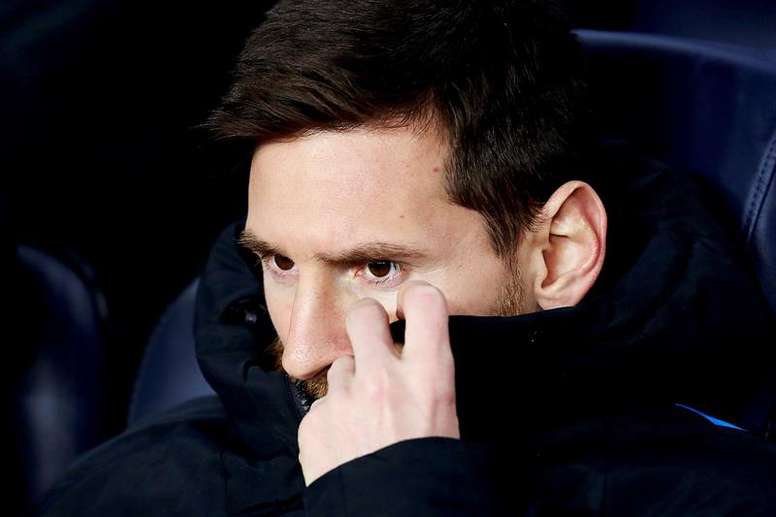 Messi entró en las rotaciones de Valverde ante el Athletic. Foto EFE