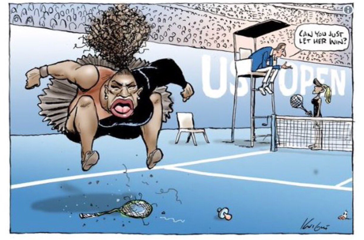 La penosa actuación de Serena Williams sigue dando de qué hablar en el mundo