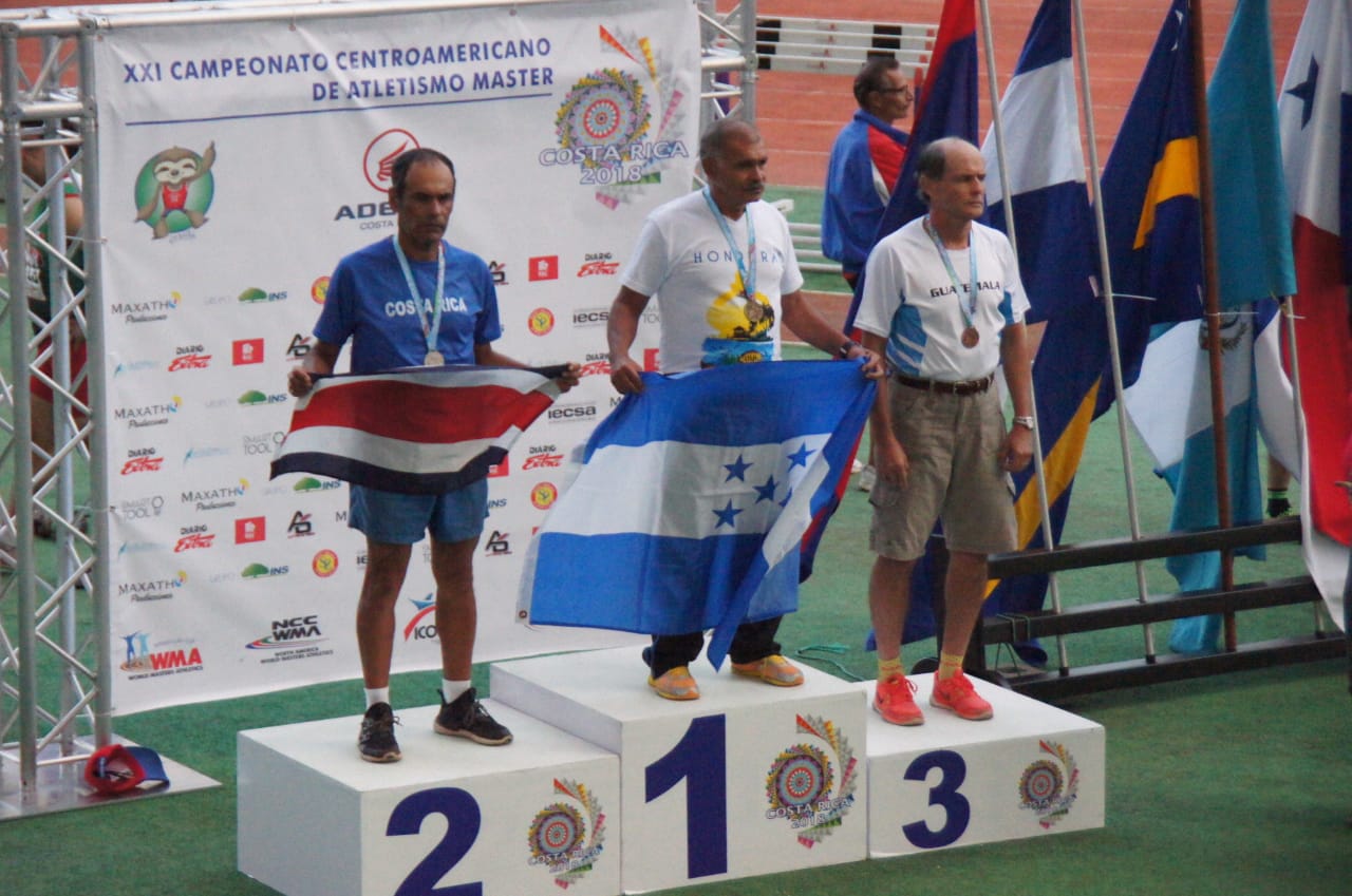 Buena cosecha de medallas en XXI Centroamericano Máster de Atletismo