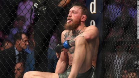 Conor McGregor terminó en la UFC con una derrota. Foto AP