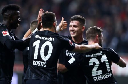 Eintracht aplasta al Düsseldorf con Luka Jovic anotando cinco goles. Foto Cortesía