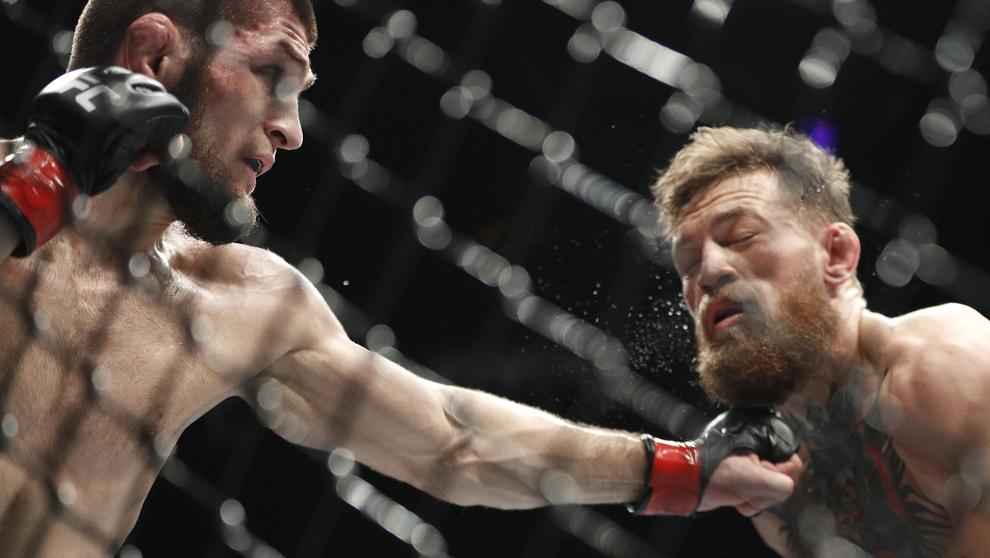 Nurmagomedov somete a McGregor en una escandalosa pelea