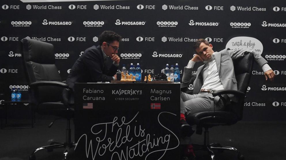 Fabiano Caruana dejó escapar una buena oportunidad ante Carlsen