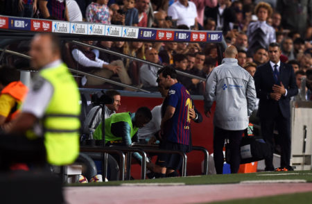 Lionel Messi anotó doblete luego de su lesión de tres semanas. Foto Getty