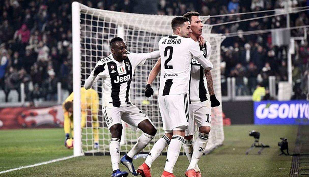 Mandzukic desatasca a la Juventus frente al AS Roma