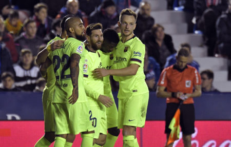 Lionel Messi hizo triplete y dos asistencias contra el Levante UD